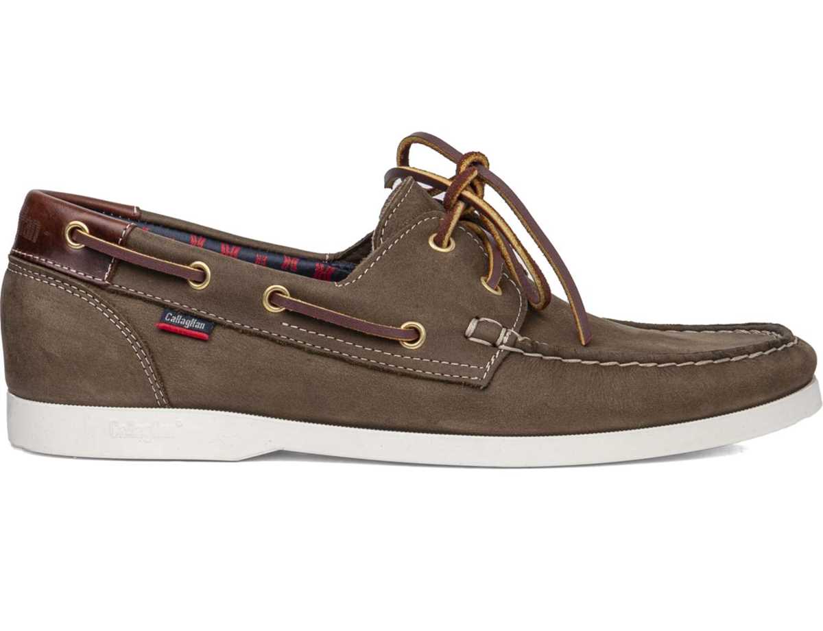 Callaghan 51600 Yate Bootschoenen Heren Groen Bruin | RES2063MZ